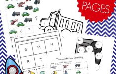 Free 40-Page Preschool Transportation Theme Printables | Free Printable Transportation Worksheets For Kids