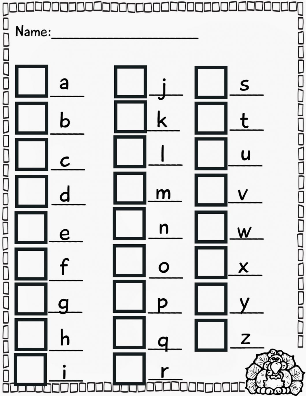 Free Alphabet Worksheets For Pre K – With Preschool Workbooks - Free | Free Printable Letter Recognition Worksheets