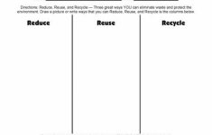 Free Earth Day Worksheets: Reduce, Reuse, Recycle! - Free Printable | Recycle Worksheets Printable