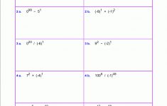 Free Exponents Worksheets | 5Th Grade Exponents Printable Worksheets