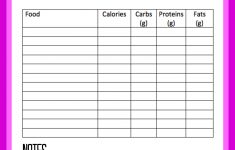 Free Food Diary And Calorie Tracker Printable - Debt Free Spending | Free Printable Calorie Counter Worksheet