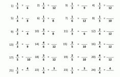 Free Fraction Sheets Equivalent Fractions 3 | #studentteaching | 4Th Grade Equivalent Fractions Printable Worksheets