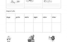 Free French Worksheet- Grade 1, Grade 2, Grade 3. Fsl, Core French | Free Printable French Worksheets For Grade 1