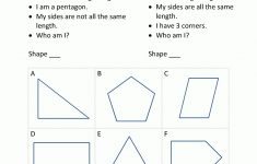 Free Geometry Worksheets 2Nd Grade Geometry Riddles | 4Th Grade Geometry Worksheets Printable