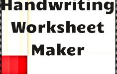 Free Handwriting Worksheet Maker! | Kindergartenklub | Worksheet | Create Cursive Worksheets Printable