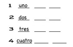 Free Kindergarten Spanish Worksheet Printables. Use The Spanish | Free Printable Worksheets For Kindergarten Pdf