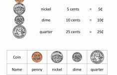 Free Math Money Worksheets 1St Grade | First Grade Printable Worksheets