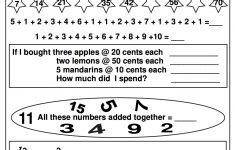 Free Math Worksheets And Printable Math Activities For Elementary | Picture Math Worksheets Printable