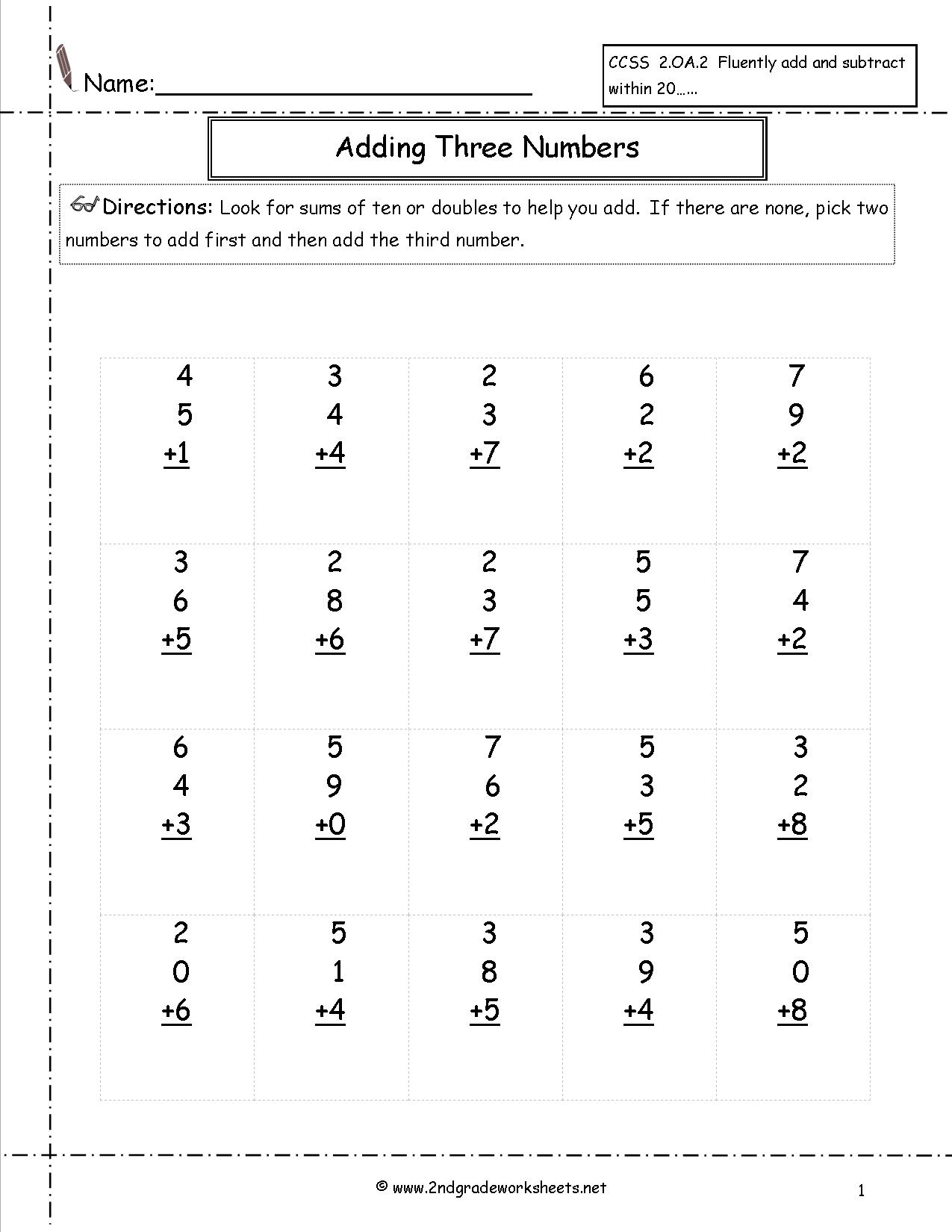 Free Math Worksheets And Printouts | Math Worksheets For Teachers Printable