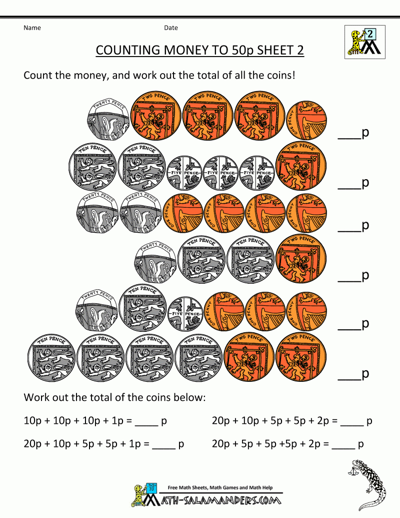 Free Money Worksheets Uk Coins | Free Printable Worksheets Uk