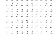 Free Multiplication Worksheets Printable Math 4Th Grade Division And | Free Printable Multiplication Worksheets
