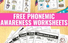 Free Phonemic Awareness Worksheets - Interactive And Picture-Based | Free Printable Phoneme Segmentation Worksheets