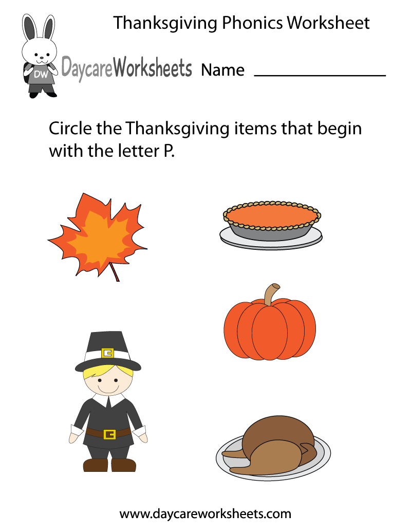 Free Printable Preschool Thanksgiving Worksheets Lexia s Blog