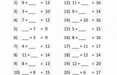 Free Printable Addition Worksheets Mental Addition To 12 4 | 3Rd | Free Printable Math Worksheets For 1St Grade Addition