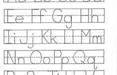 Free Printable Alphabet Worksheets – With Penmanship Exercises Also | Manuscript Printable Worksheets