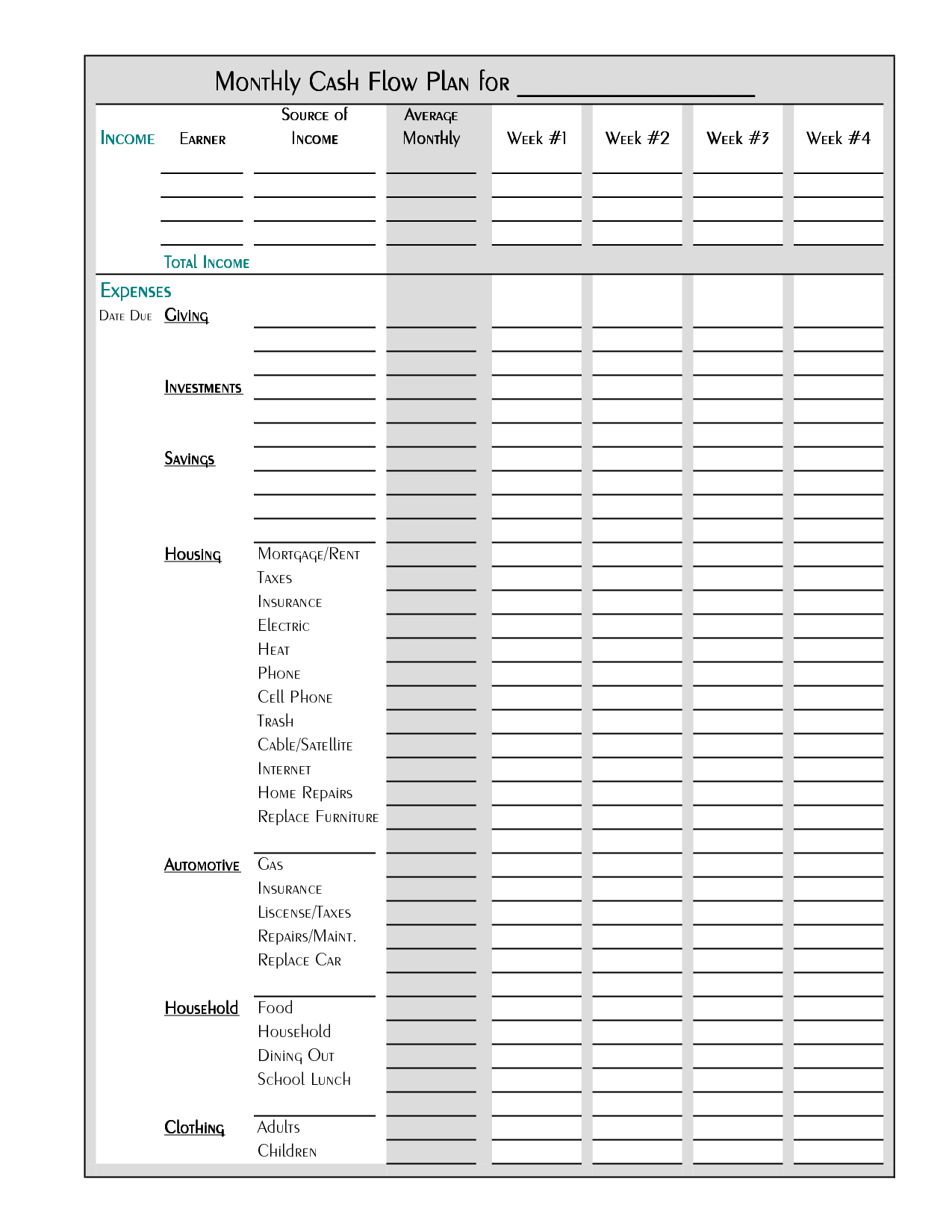 Free Printable Budget Worksheet Template | Tips &amp; Ideas | Monthly | Monthly Spending Worksheet Printable