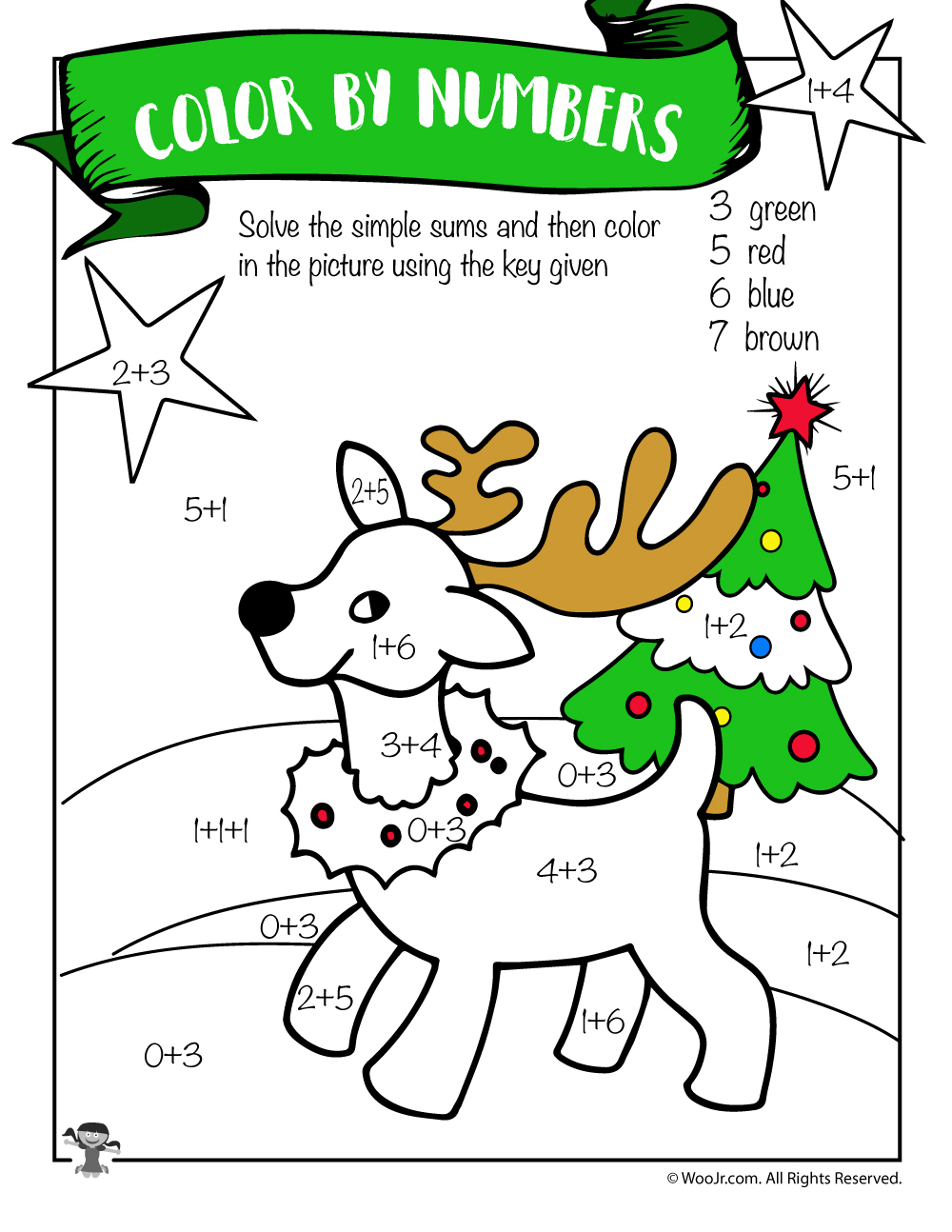 Free Printable Christmas Math Worksheets: Pre K, 1St Grade &amp;amp; 2Nd | Free Printable Christmas Math Worksheets For 2Nd Grade