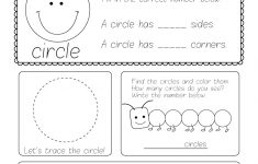 Free Printable Circle Worksheet For Kindergarten | Circle Printable Worksheets