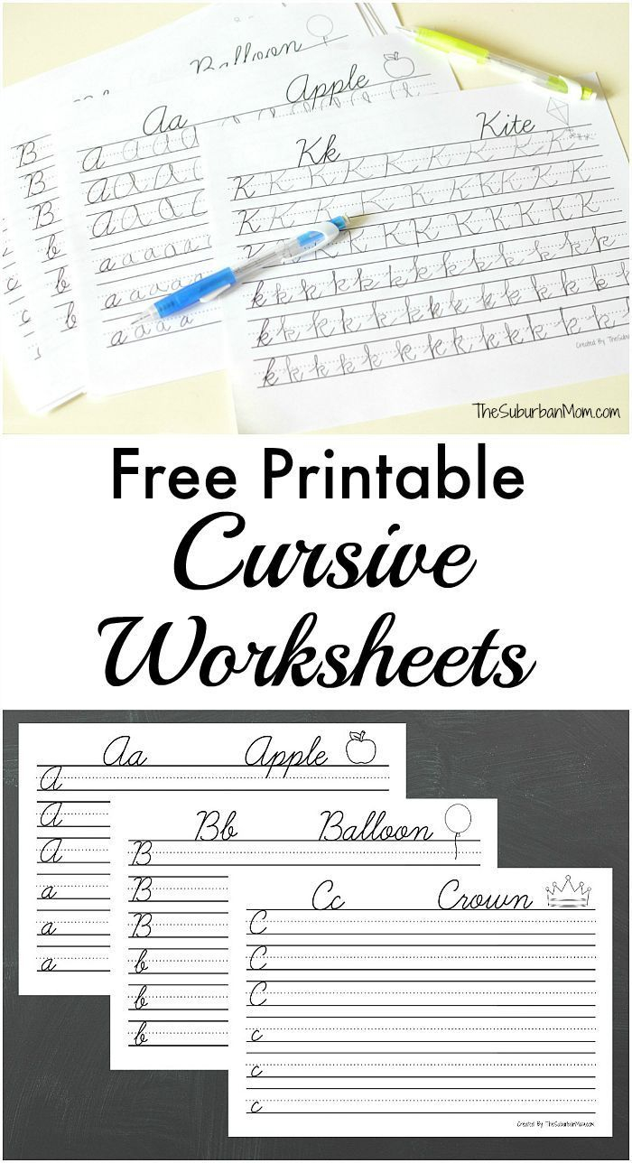 Free Printable Cursive Worksheets + Writing Prompts | Savannah | Free Printable 1St Grade Handwriting Worksheets