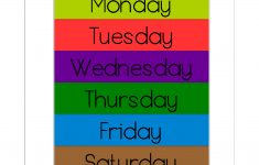 Free Printable Days Of The Week Workbook And Poster | The Resources | Free Printable Kindergarten Days Of The Week Worksheets