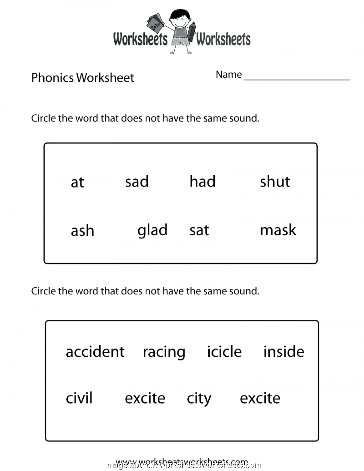 Free Printable Subtraction Worksheet For First Grade Free Printable First Grade Worksheets