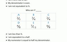 Free Printable Fraction Worksheets - Fraction Riddles (Harder) | Math Worksheets For 5Th Grade Fractions Printable