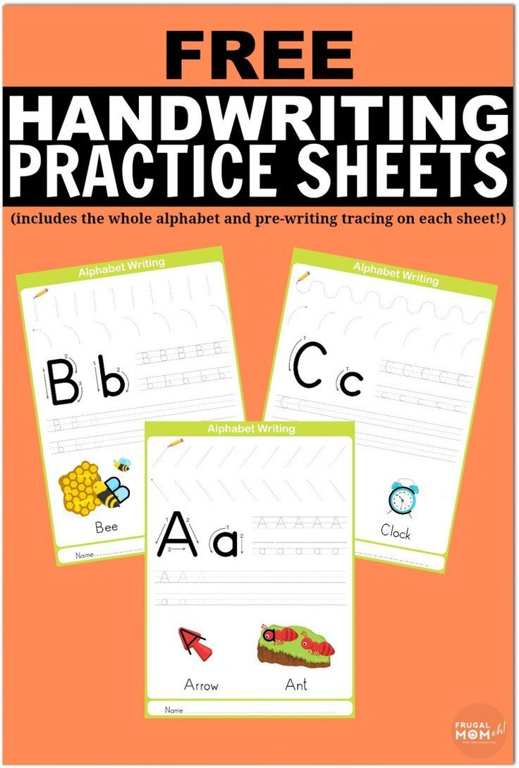Free Printable Handwriting Worksheets Including Pre-Writing Practice | Free Printable Worksheets Handwriting Practice