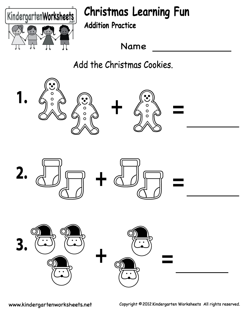 Free Printable Holiday Worksheets | Free Christmas Cookies Worksheet | Free Printable Holiday Math Worksheets