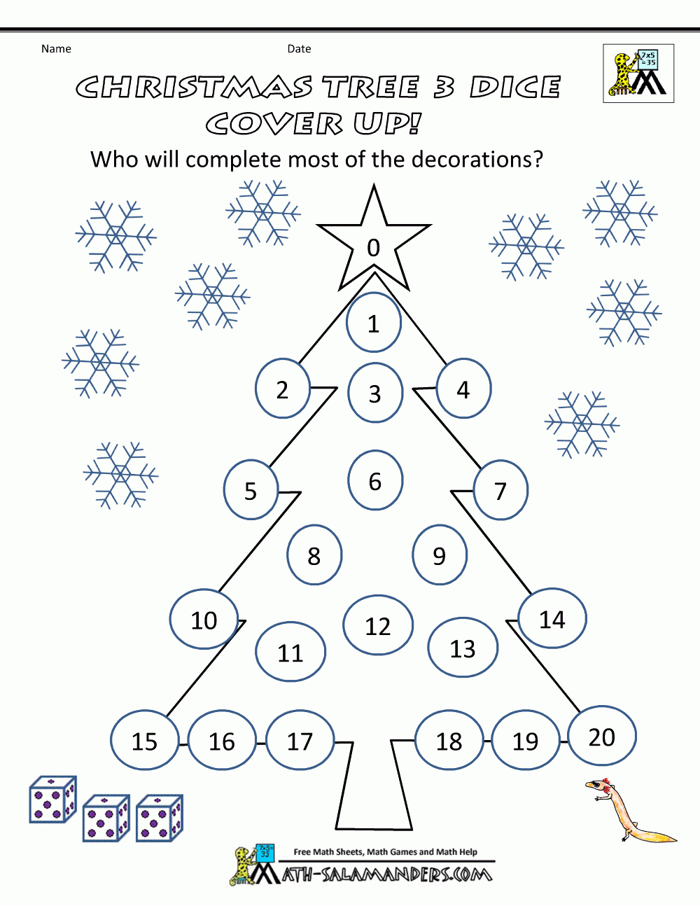 Free Printable Holiday Worksheets Kindergarten Christmas Worksheet | Printable Christmas Math Worksheets 6Th Grade