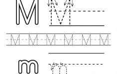 Free Printable Letter M Alphabet Learning Worksheet For Preschool | Letter M Printable Worksheets