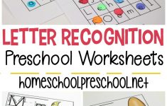 Free Printable Letter Recognition Worksheets For Preschoolers | Free Printable Letter Recognition Worksheets
