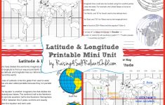 Free Printable Mini Unit Latitude And Longitude For Kids | The | Latitude And Longitude Worksheets Free Printable