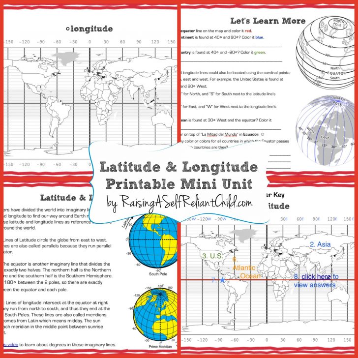 Latitude And Longitude Printable Worksheets For 5th Grade - Lexia's Blog