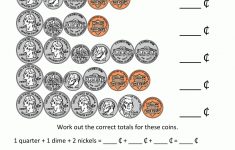 Free Printable Money Worksheets | Money Worksheets For Kids | Free Printable Money Worksheets For Kindergarten