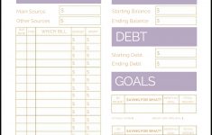 Free Printable Monthly Budget Template | Free Printable Budget Worksheets