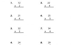 Free Printable Multiplication Worksheet For Third Grade | Printable Math Worksheets 3Rd Grade Multiplication