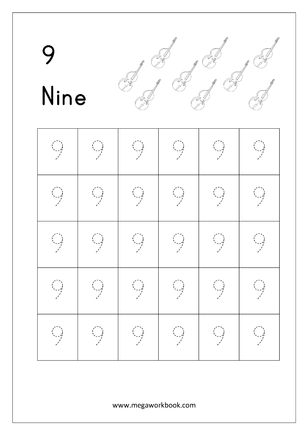 Printable Number Tracing Worksheets Lexia s Blog