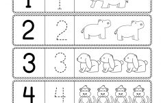 Free Printable Preschool Worksheet Using Numbers For Kindergarten | Printable Preschool Worksheets