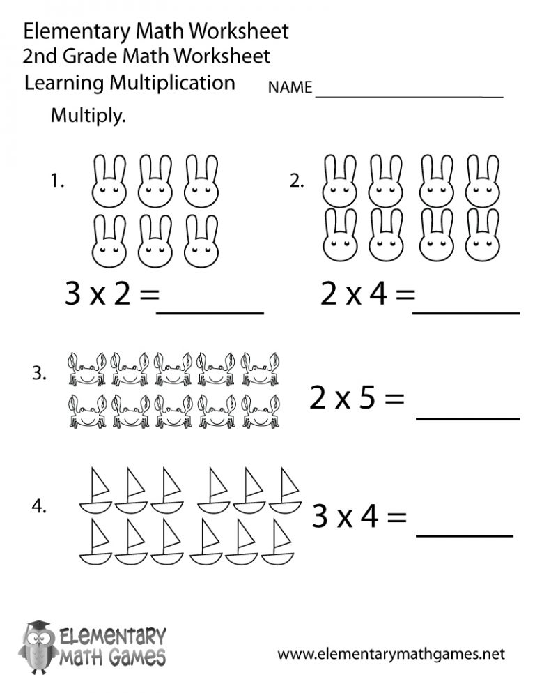 Free Printable Second Grade Math Worksheets » High School Worksheets ...