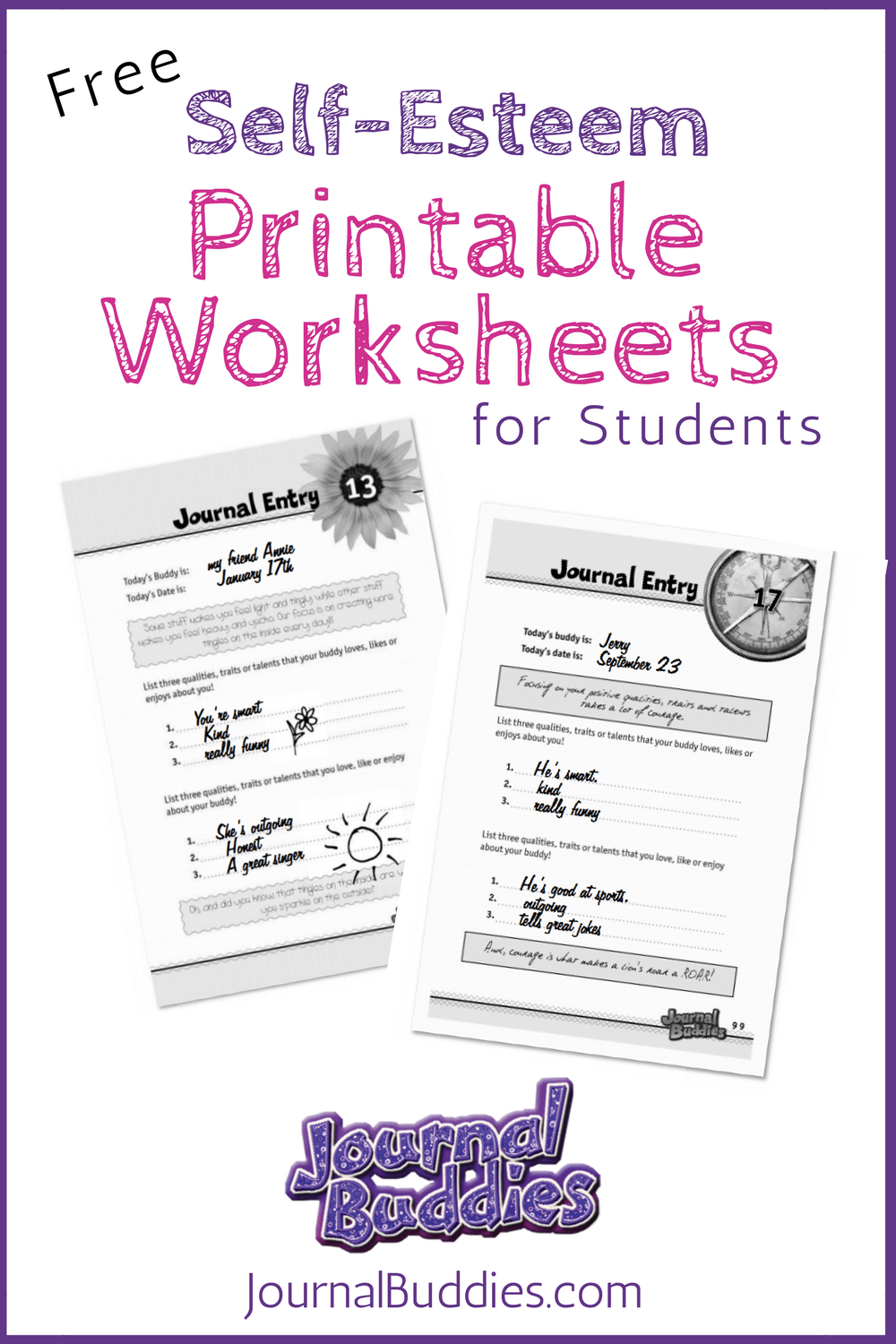 Free Printable Self Esteem Worksheet For Kids | Creative Teaching | Self Esteem Building Worksheets Printable