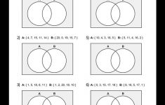 Free, Printable Venn Diagrams Worksheet - These Are Good For | Free Printable Venn Diagram Math Worksheets