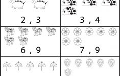 Free Printable Worksheets: Counting Worksheets For Kindergarten | At | Free Printable Worksheets For Preschool Teachers