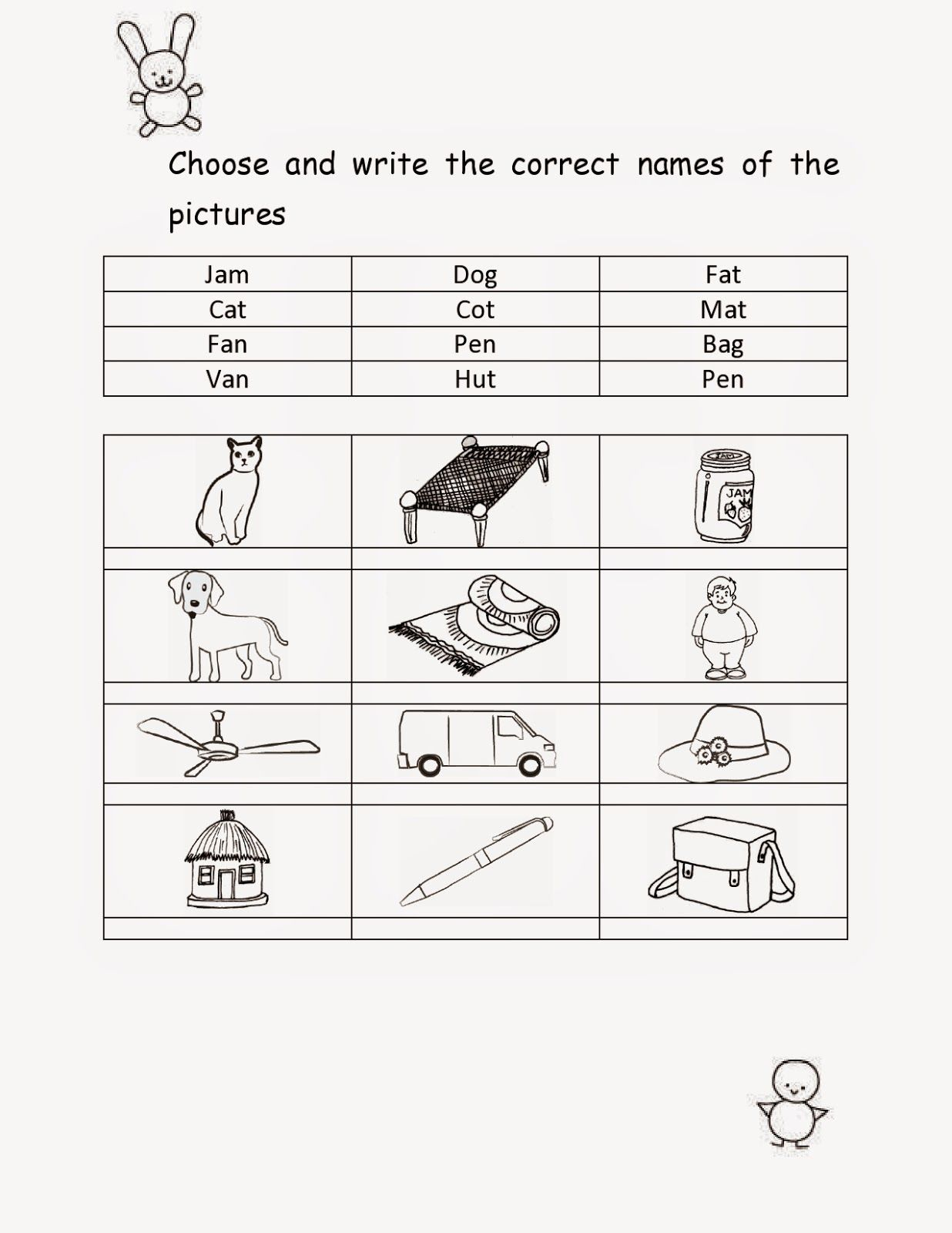 Free Printable Worksheets For Kindergarten – With Number Also | Free Printable Homework Worksheets