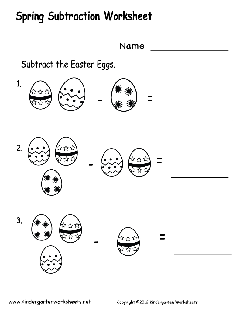 Spring Printable Worksheets For Preschoolers Printable Worksheets