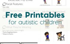 Free Printables For Autistic Children And Their Families Or Caregivers | Free Printable Social Stories Worksheets