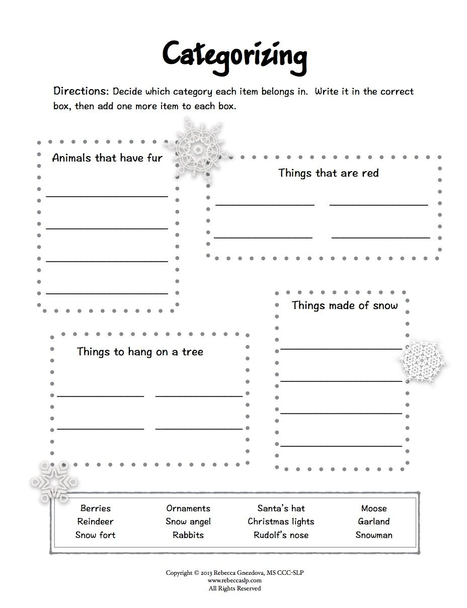 Printable Aphasia Therapy Worksheets Printable Word Searches