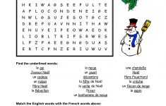 French Christmas Word Search - Google Search | French - Christmas | Free Printable Christmas Worksheets Ks2