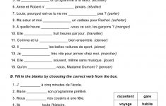 French Grammar Practice Exercises | French Immersion | French | Grade 1 French Immersion Printable Worksheets