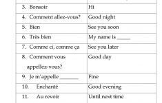 French Greetings Match Worksheet - Free Esl Printable Worksheets | Free Printable French Worksheets For Grade 4