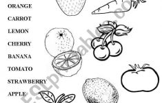 Fruits, Vegetables - Esl Worksheetjudyna | Vegetables Worksheets Printables
